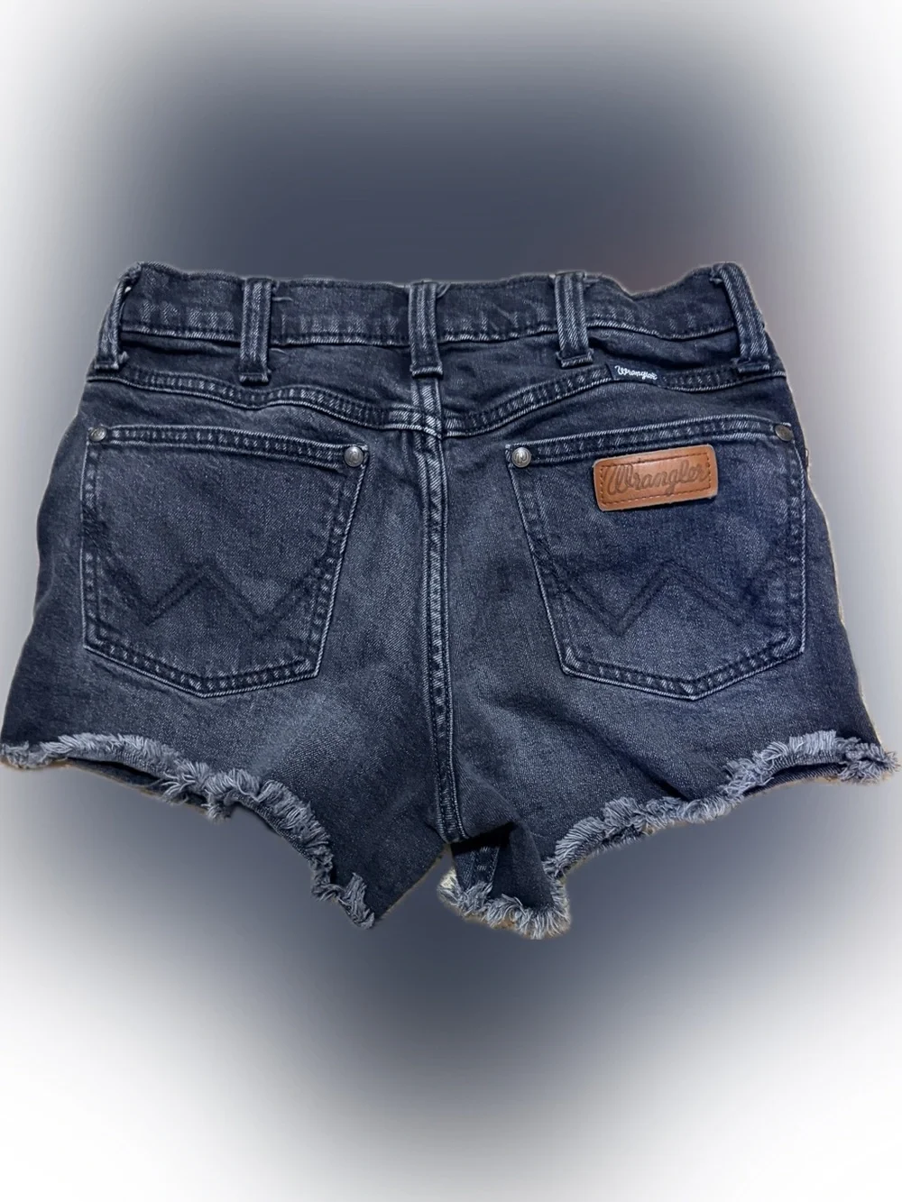 Wrangler Dark Denim Cutoff Shorts